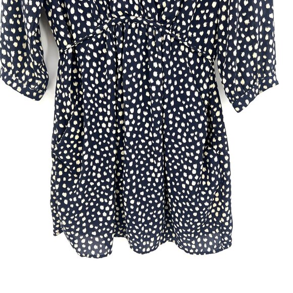 NWT Collective Concepts Navy Ivory Print Mini Dress Women's Small - Picture 3 of 7